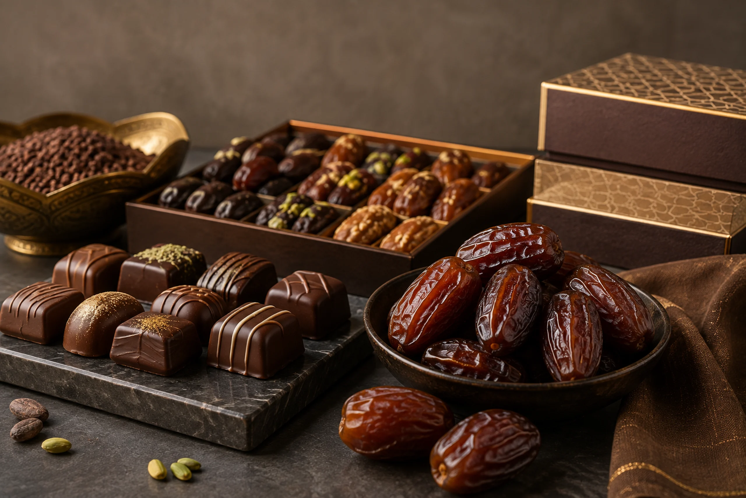 الشوكولاتة والتمور